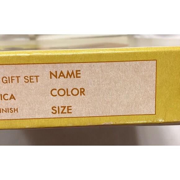 Vintage Simtex by Steven Luxury Gift Set Tablecloth & Napkins Original Box 60s - Picture 16 of 16